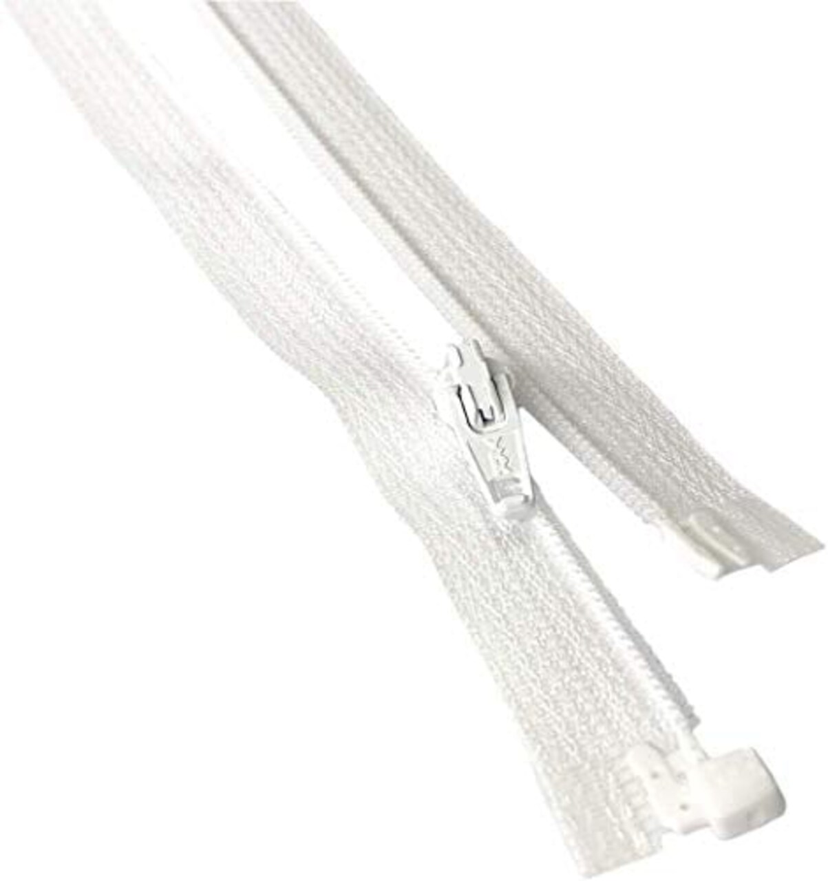 #3 Coil Separating YKK Zippers for Sewing Craft & Apparel - Choose Your Length & Color - Colors Black or White - Made in The United States (3 Zippers Per Pack) (White, 12" Inches)